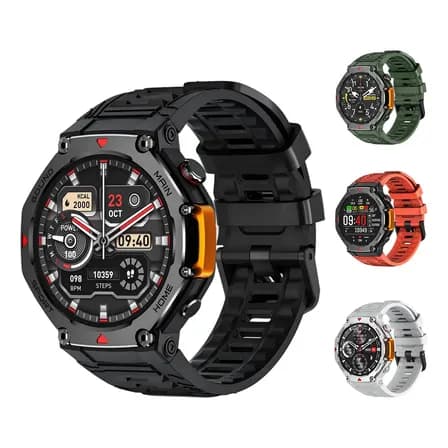 Relógio Smartwatch M-rex4 Whatsapp Gps 3atm Esportivo Preto Esportivo