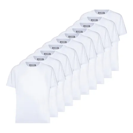 Lote Camiseta Masculina Leves Defeitos Algodão 10 Unidades