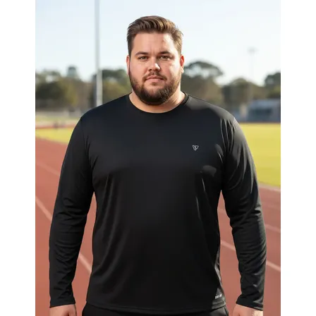 Camisas Plus Size Térmica Segunda Pele Proteção Uv Premium