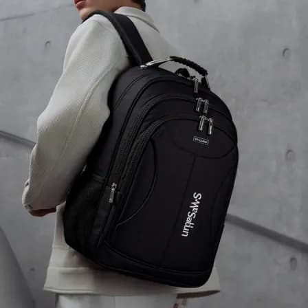 Homens Senhoras Computador Mochila À Prova D'água Grande Cap